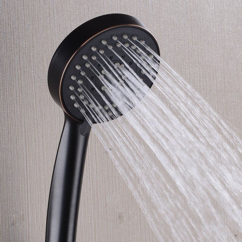 orhemus 5 Function Handheld Shower Head - High Pressure Bath Spa Fixture, 4" Oil Rubbed Bronze Finished - Image 5